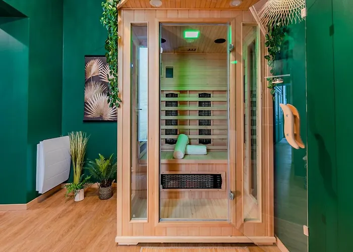 Appartement Jungle - Libourne Centre - 4 pers - Sauna - Netflix
